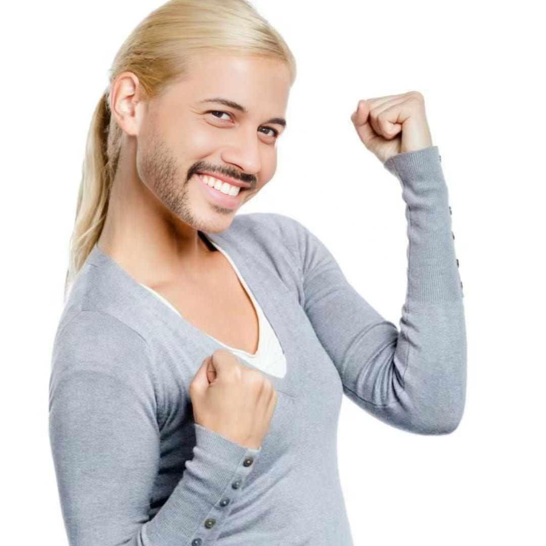 AI video face swap result showing a naturally blended replaced face in the same video frame.