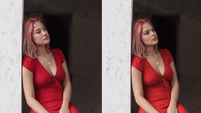 AI video face swap comparison showing original and swapped face results.